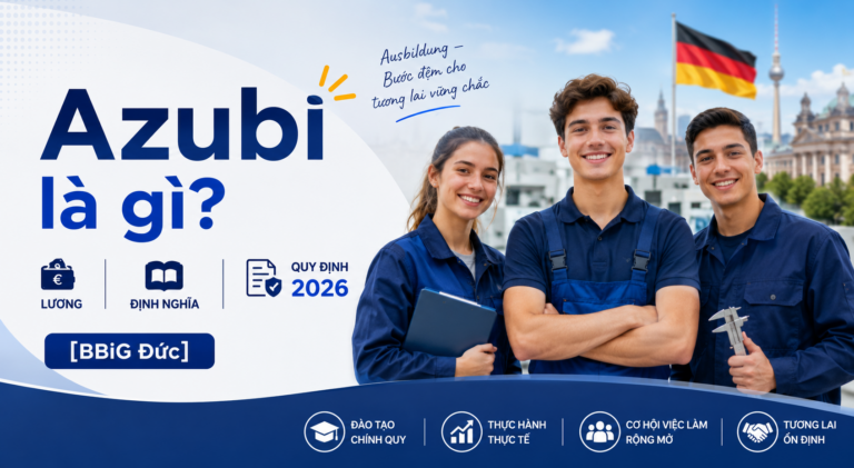 Azubi là gì? Lương, định nghĩa, quy định 2026 [BBiG Đức]