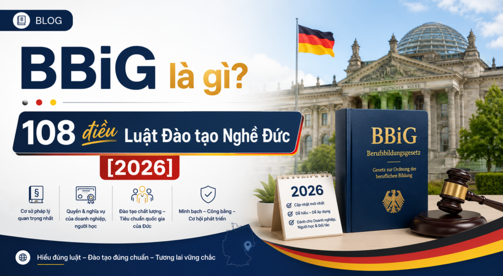 BBiG là gì? 108 điều Luật Đào tạo Nghề Đức [2026]