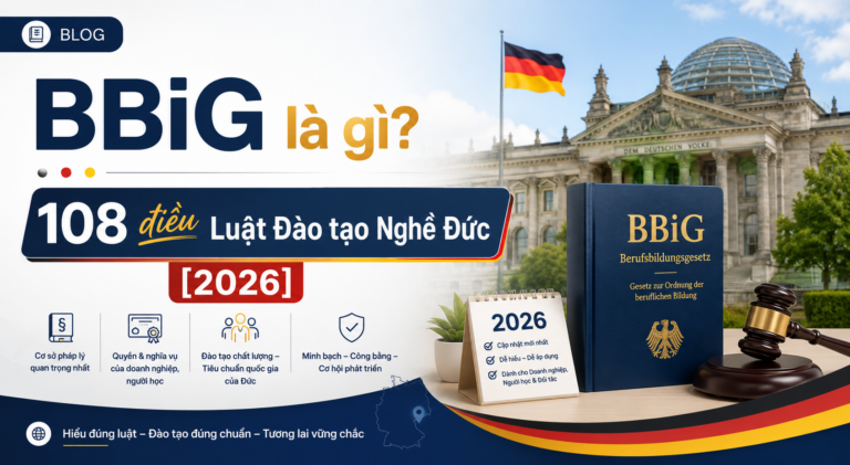 BBiG là gì? 108 điều Luật Đào tạo Nghề Đức [2026]